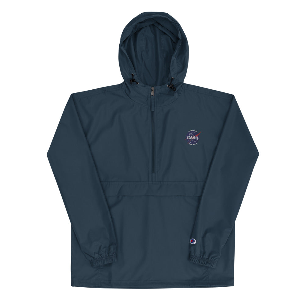 GASA NASA Embroidered Champion Packable Jacket