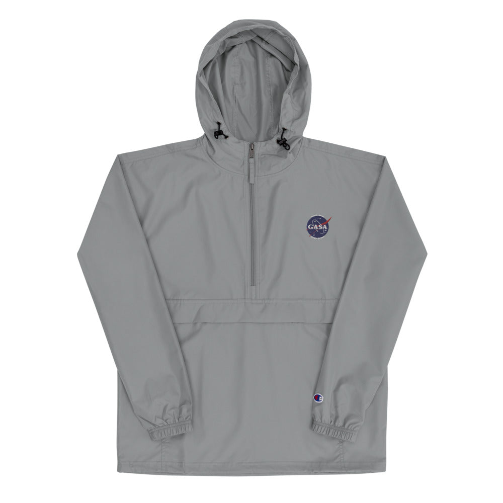 GASA NASA Embroidered Champion Packable Jacket