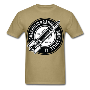 Gas-A-Holic Rocket City Men's T-Shirt - khaki