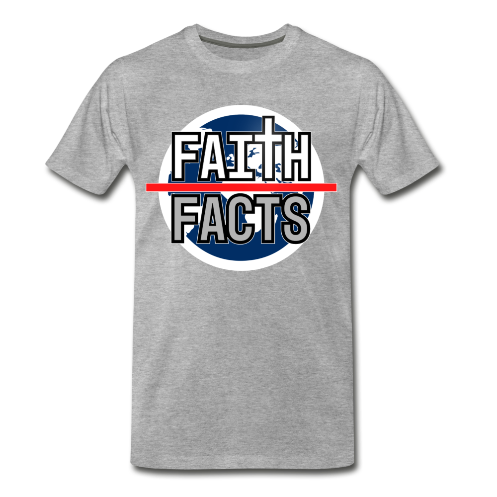 Faith Over Facts 2022 Men's Premium T-Shirt - heather gray