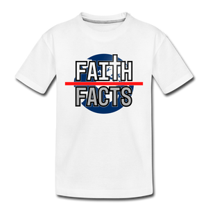 Faith Over Facts 2022 Kids' Premium T-Shirt - white