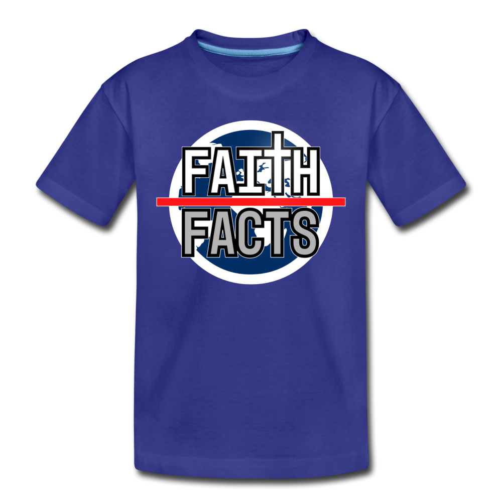 Faith Over Facts 2022 Kids' Premium T-Shirt - royal blue