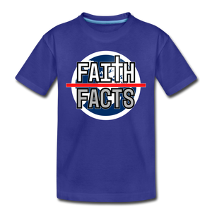 Faith Over Facts 2022 Kids' Premium T-Shirt - royal blue