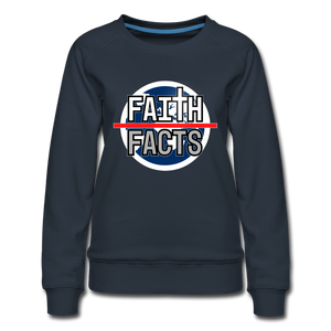 Faith Over Facts 2022 Women’s Premium Sweatshirt - navy