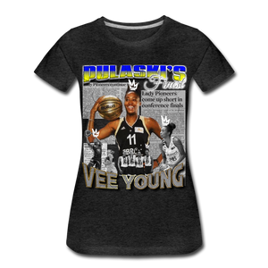 MC VEE YOUNG 90'S Women’s Premium T-Shirt - charcoal grey