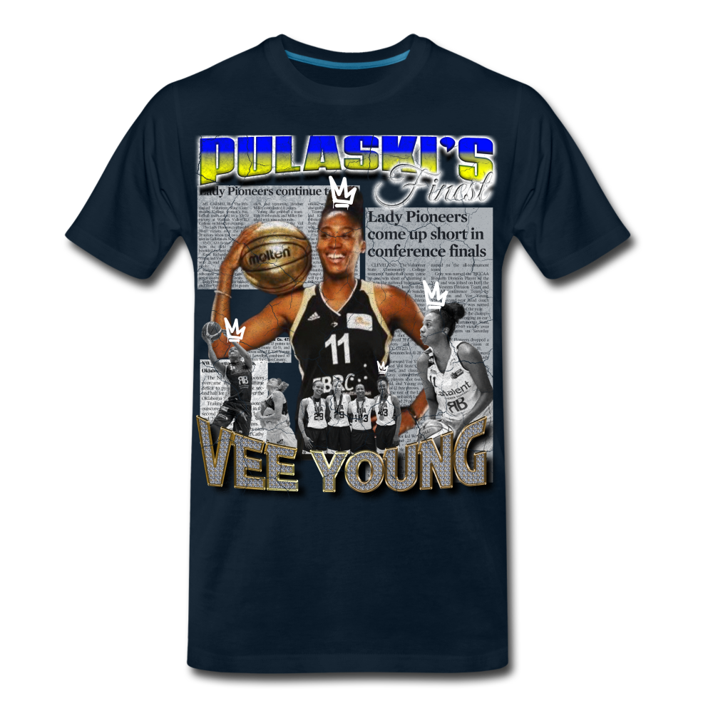 MC Vee Young 90's Men's Premium T-Shirt - deep navy