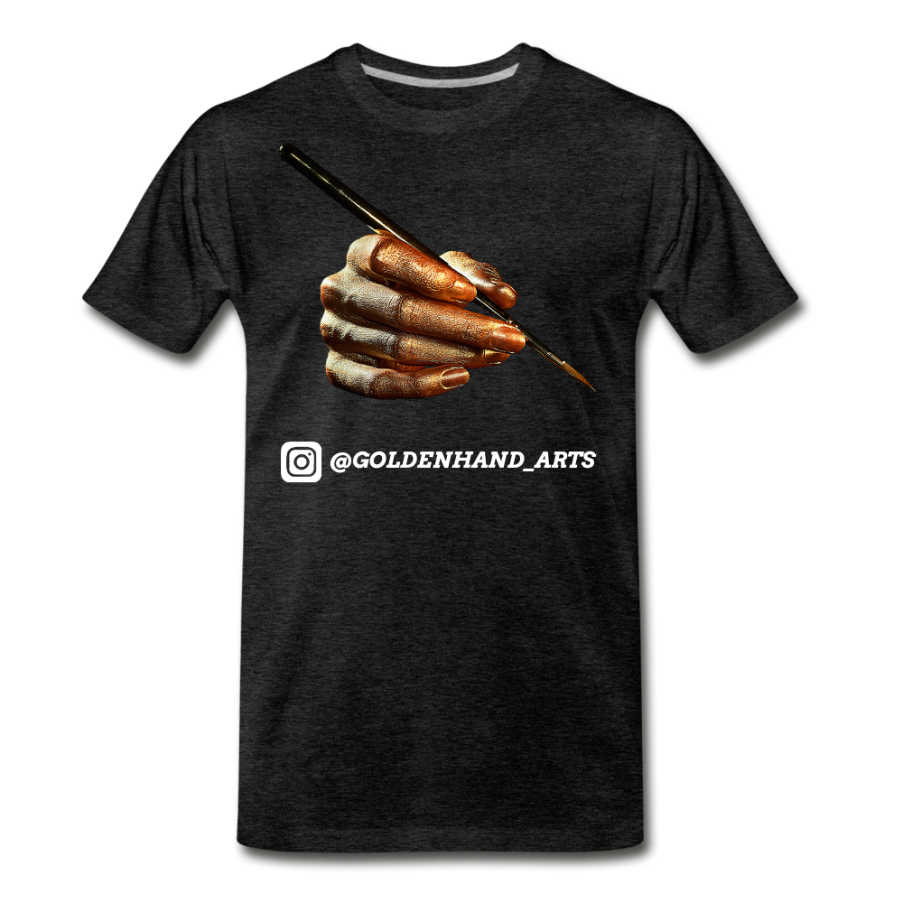GoldenHand_Arts Men's Premium T-Shirt - charcoal grey