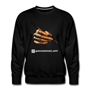 GOLDENHAND_ARTS Men’s Premium Sweatshirt - black