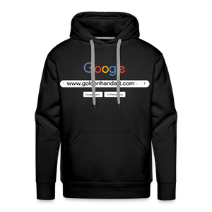 Golden Google Men’s Premium Hoodie - black