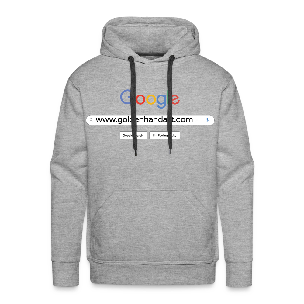 Golden Google Men’s Premium Hoodie - heather grey
