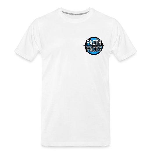 FoF Small Logo Men's Premium T-Shirt - white