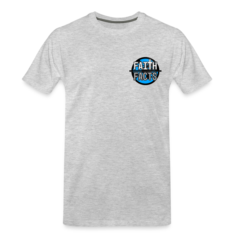 FoF Small Logo Men's Premium T-Shirt - heather gray