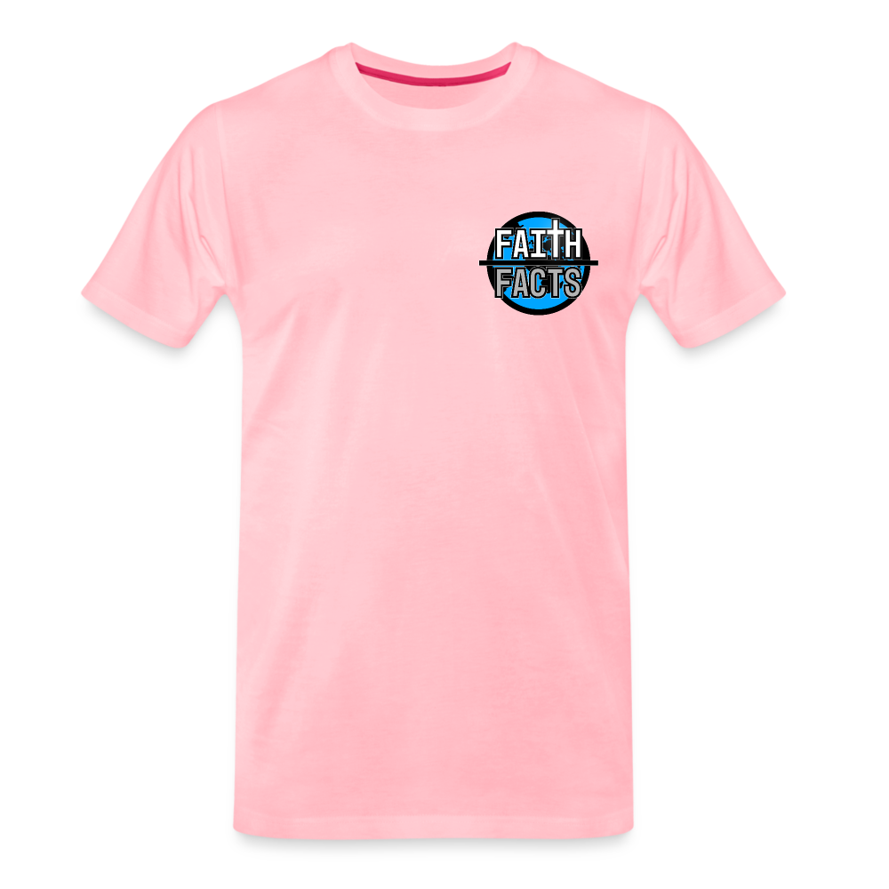 FoF Small Logo Men's Premium T-Shirt - pink