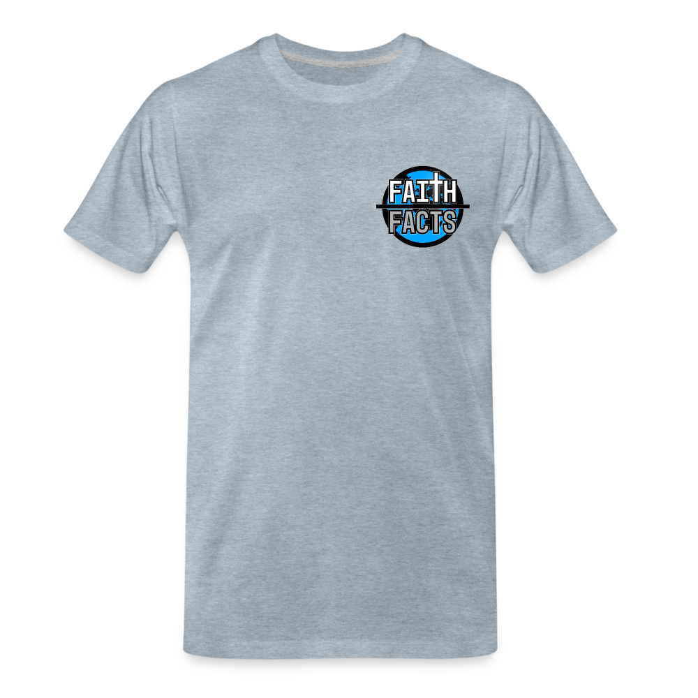 FoF Small Logo Men's Premium T-Shirt - heather ice blue