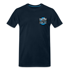 FoF Small Logo Men's Premium T-Shirt - deep navy