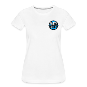 FoF Small Logo Women’s Premium T-Shirt - white
