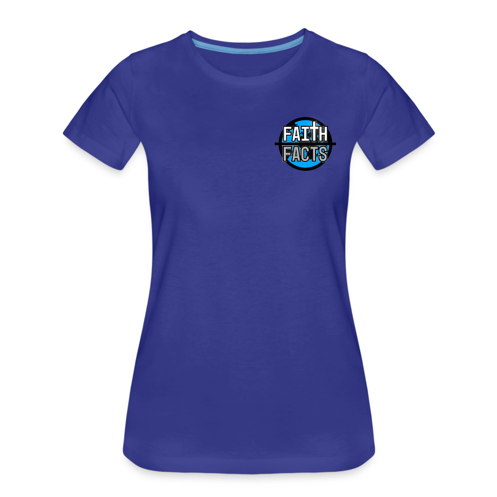 FoF Small Logo Women’s Premium T-Shirt - royal blue