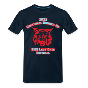 2022 BMS Softball Premium T-Shirt - deep navy